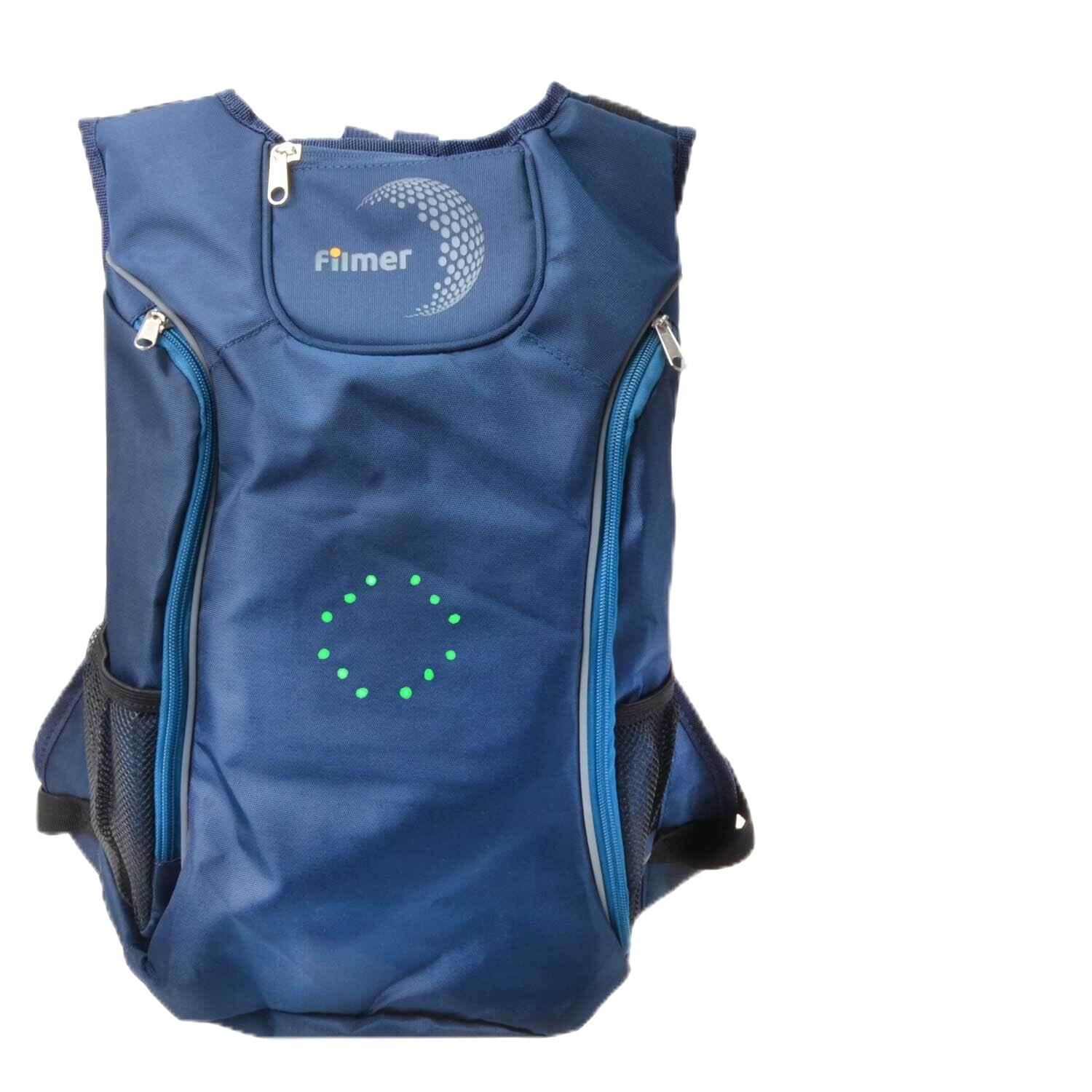 LED Rucksack 16 L Blinkrucksack Fahrrad Scooter Sicherheitsrucksack Blinker