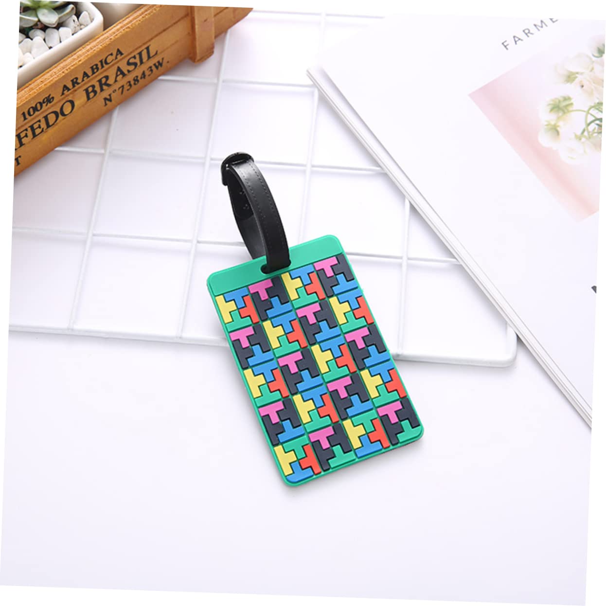 Holibanna 12pezzi Tag Per Valigie Gomma Etichette Identificative Per Design e Protettivo Per