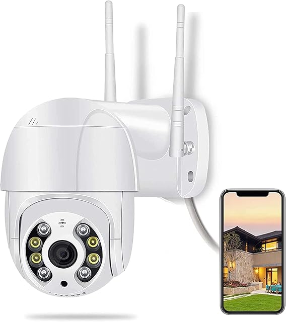 Wifi Hd 1080p A8 Câmera de Segurança, Câmera Ip Icsee Prova D'água Infravermelho ExternaSmartcamera-A08
