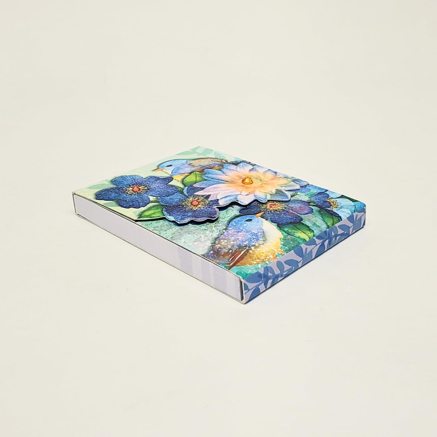 Punch Studio Flip-Top Notepad - Lotus Birds -4 Punch Studio Flip-Top Notepad - Lotus Birds -4