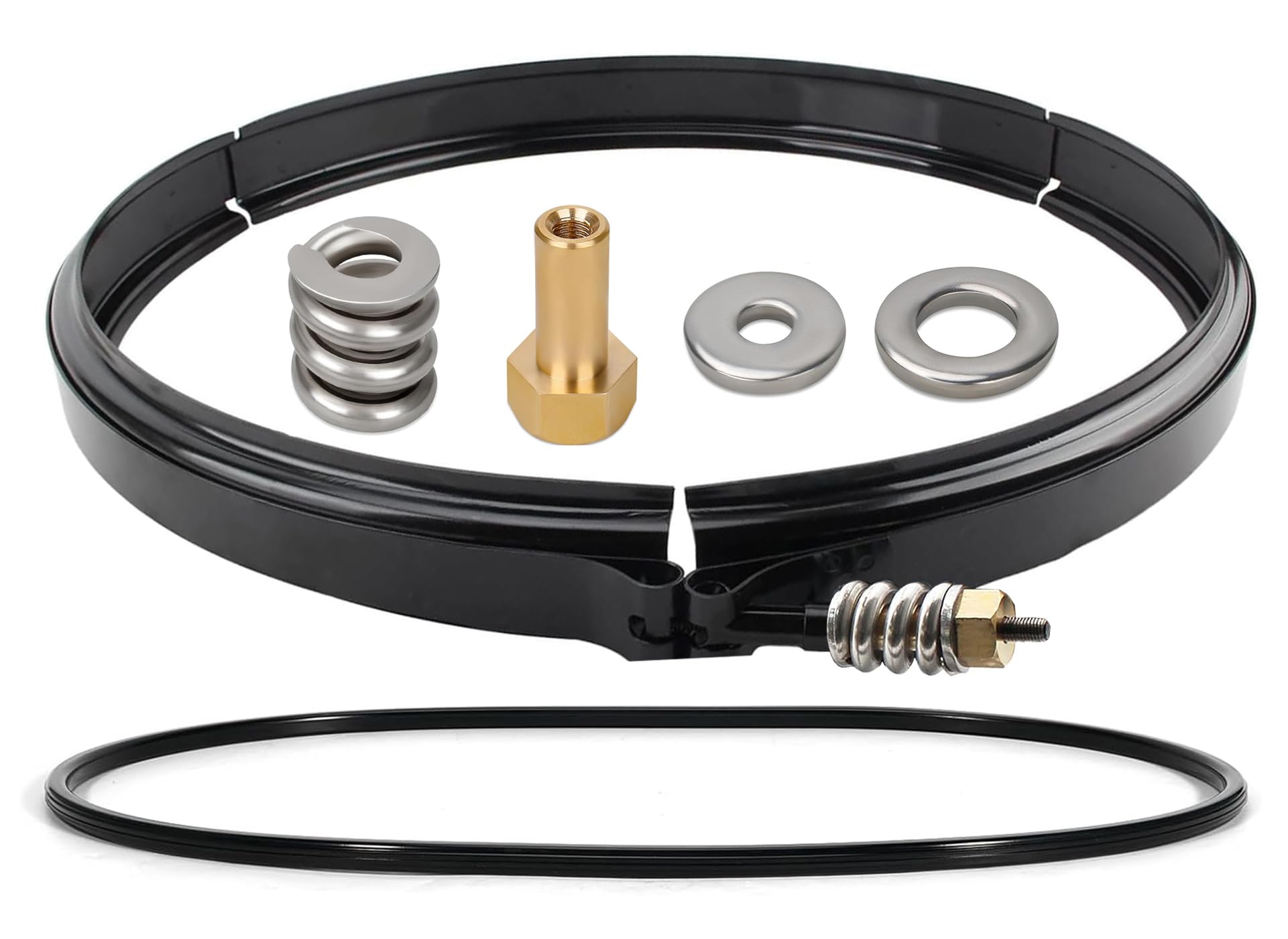 190003 Tension Control Clamp Kit Replacement Pentair FNS Plus/Quad DE/Clean & Clear Plus Pool and Spa Filter, with 39010200 Tank Clamp O-Ring and 53108900 Spring Barrel Nut