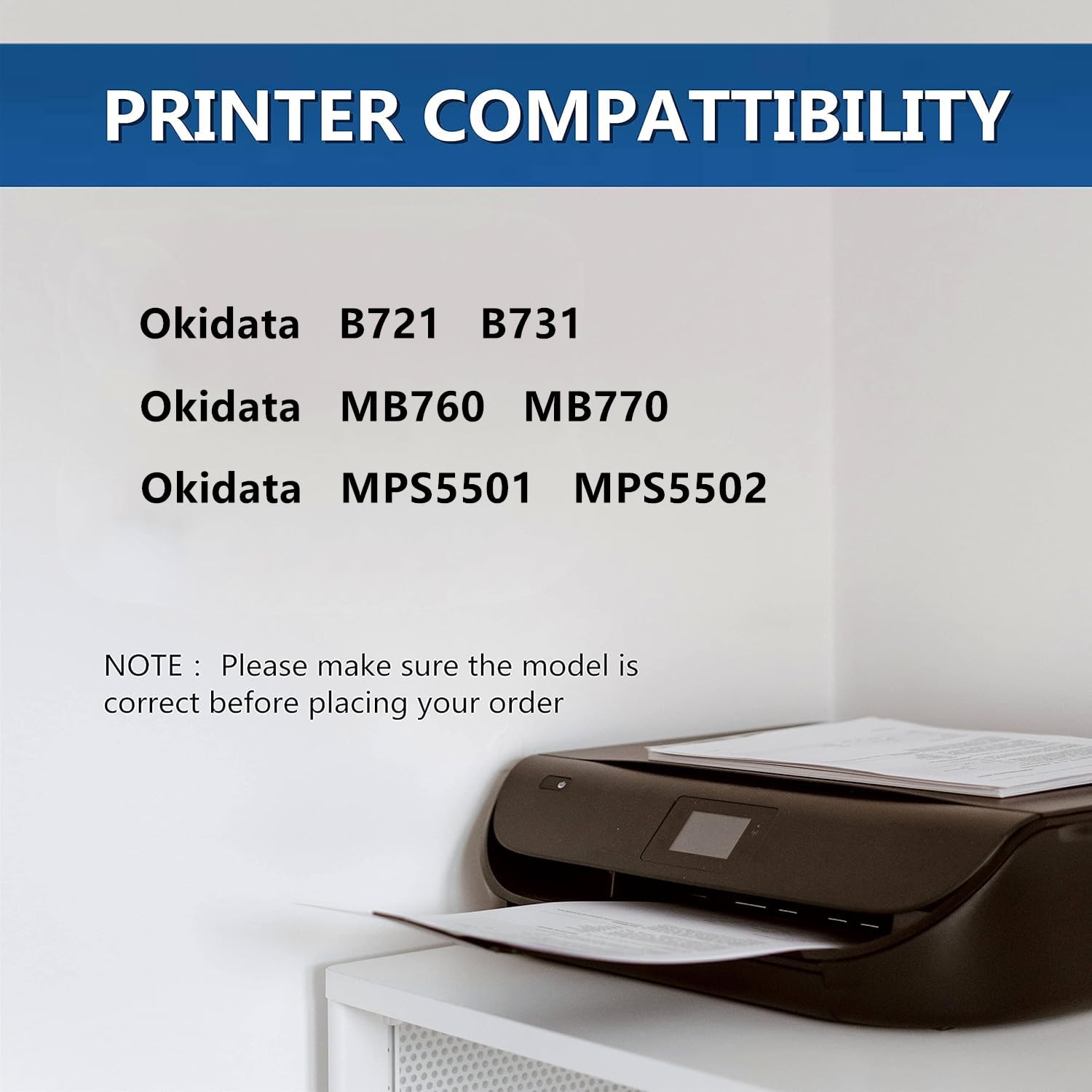 VicLabs 45435101 45379304 fuser Unit Replacement for Okidata 45435101 45379304 fuser Unit for use in Okidata B721 B731 MB760 MB770 MPS5501 MPS5502 Printers,110V (1- Pack )
