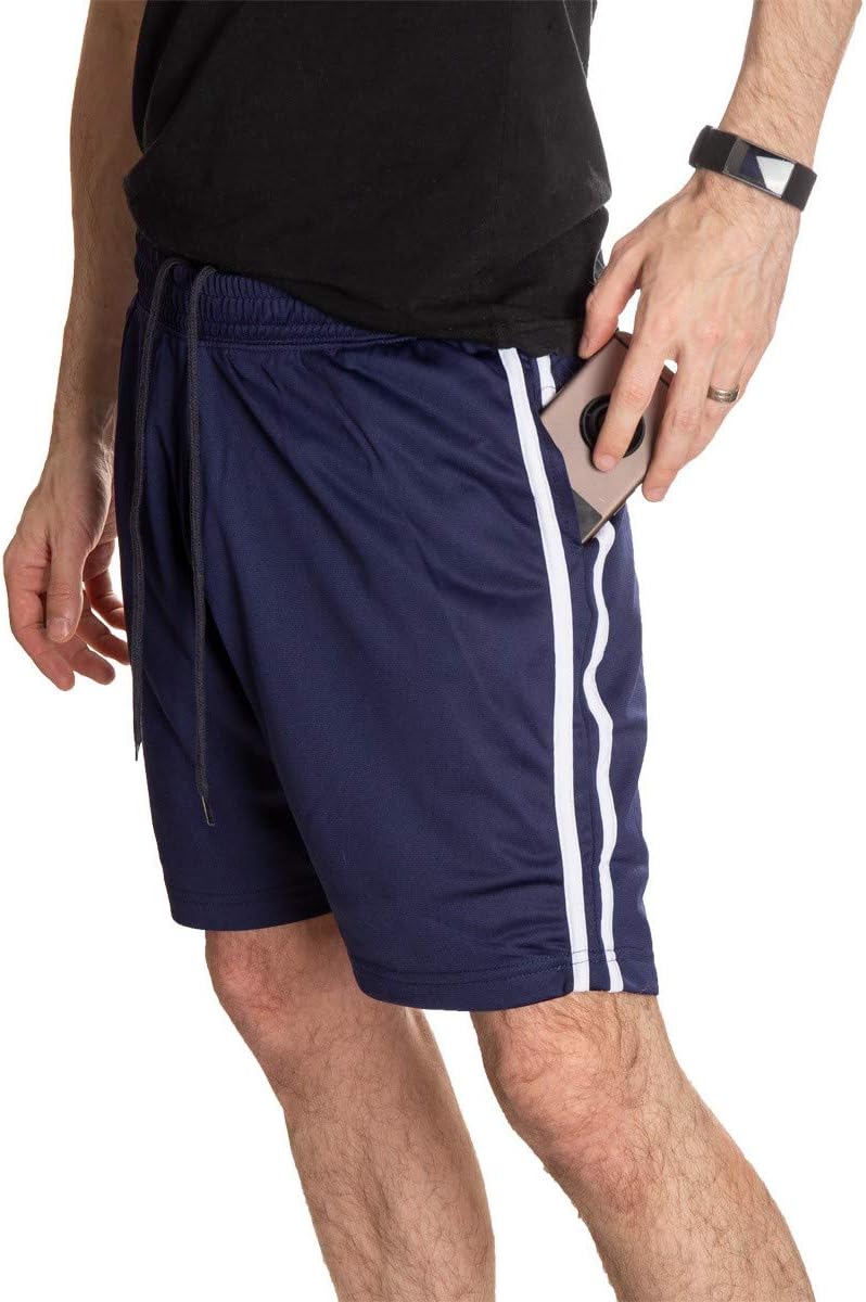 NHL Mens Official Team Two-Stripe Shorts