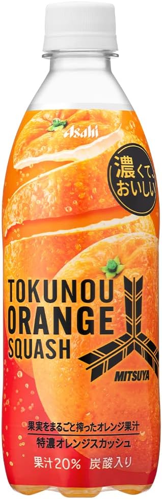 Amazon アサヒ飲料 三ツ矢 特濃オレンジスカッシュ 500mlペットボトル 24本入 アサヒ飲料 炭酸飲料 通販