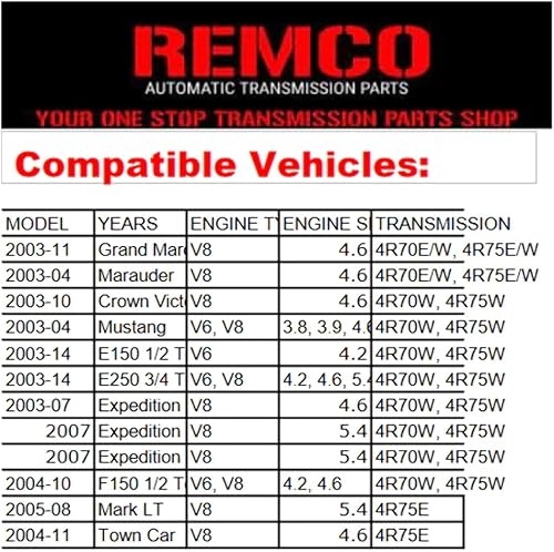 Miniatura 9 de 4R75W 4R70E 4R75E DELUXE KIT DE RECONSTRUCCIÓN CON BANDAS Y PISTONES 04-UP Transmisión automática