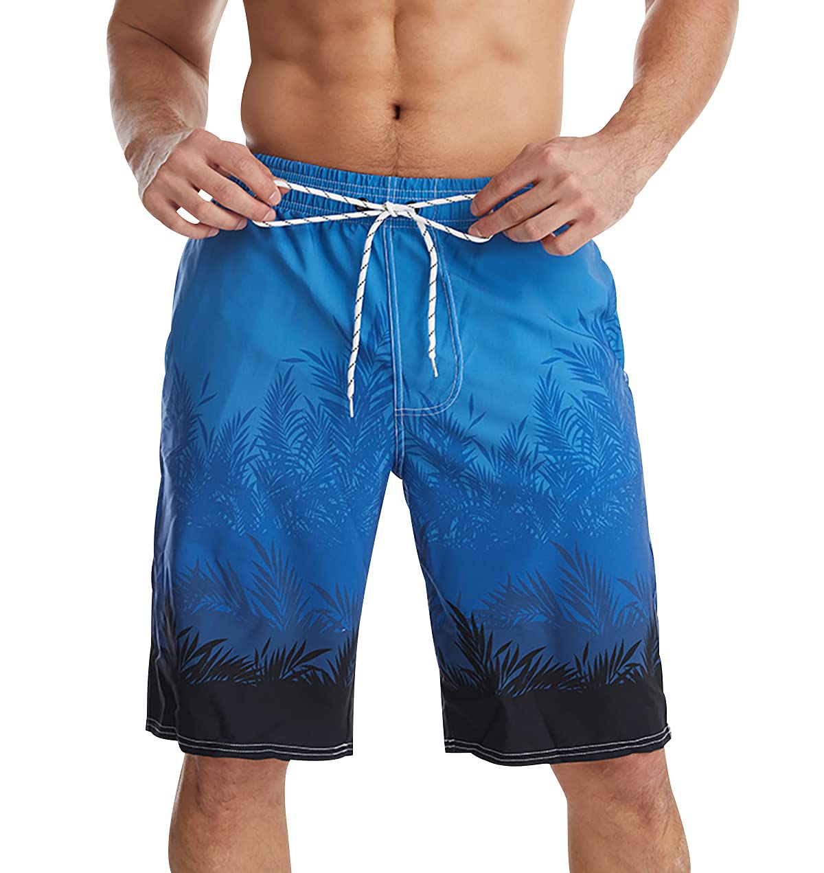 Peuignao Bañador Natacion Hombre Rayas Flores Bañadores Hombre Secado Rapido Traje de Baño Hombre Bañador Surf Corto Deportivo Piscina Natación Playa Surfero Hombre Natacion Short Playa Talla Grande Casual