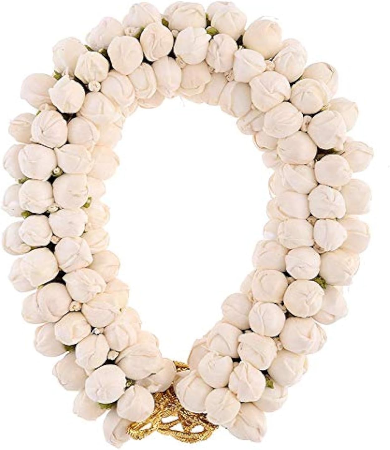 Artificial Jasmine Mogra Flower Hair Gajra Garland Juda Decoration Phool Gazra Hair Accessory For Girls & Women - White