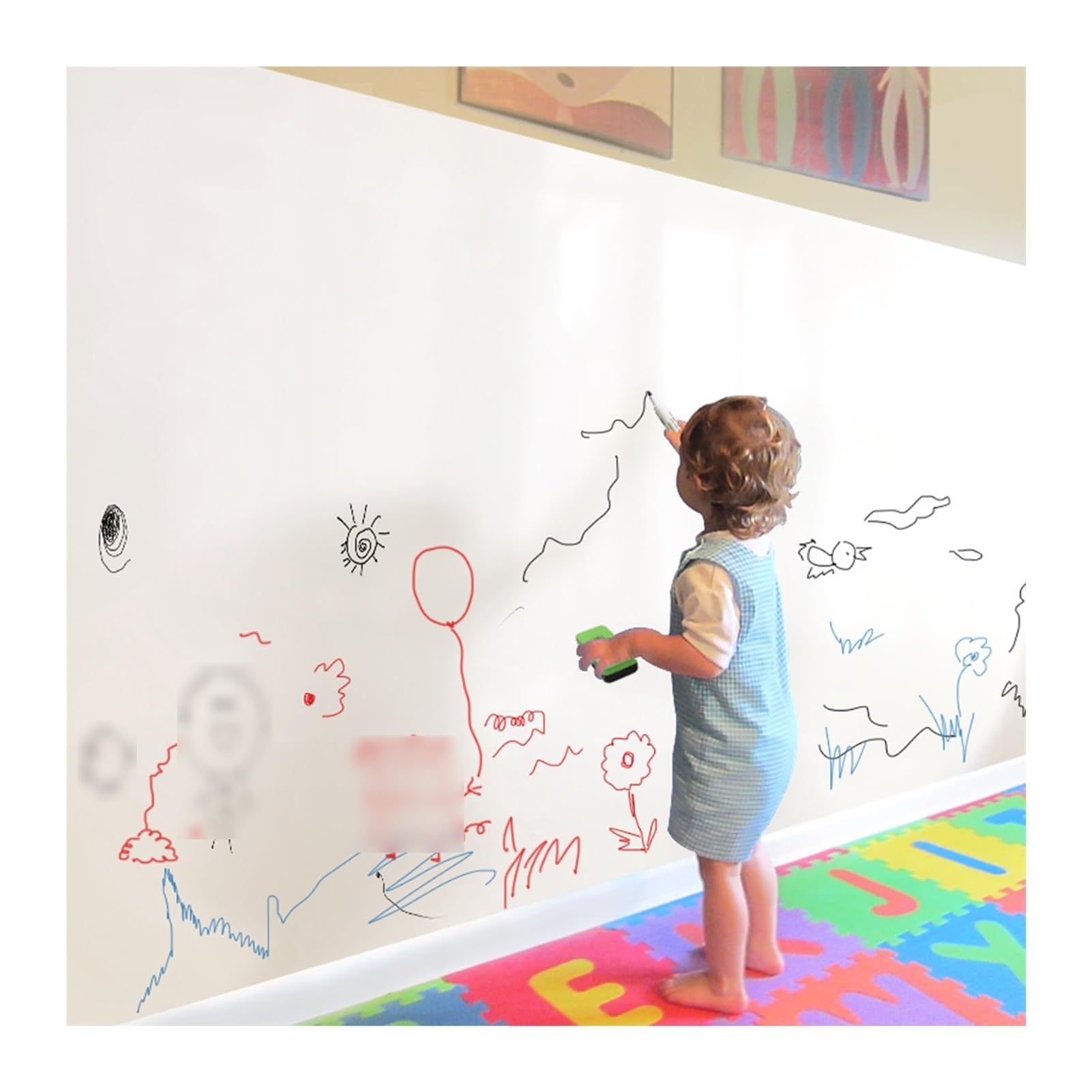 Lxbamkea White Magnetic Board Paper Roll, Self Adhesive Chalkboard Paper, Home Office School Bar Dry Erase Board Sticker, Static Board Sheets, Message Board ( Color : Size : 23.62X35.43in/60X