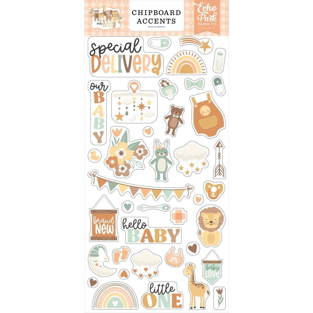ECHO PARK PAPER COMPANY Baby Chipboard 6