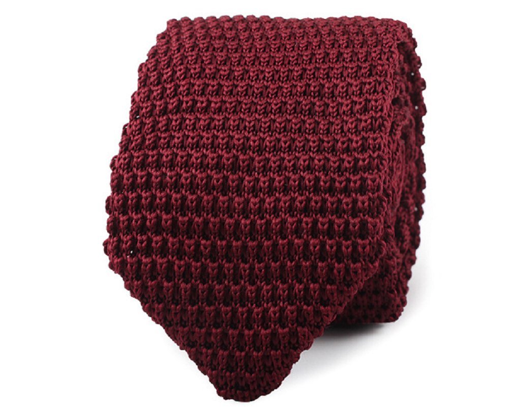 L&L® Men's Fashion Tie Knit Knitted Tie Slim Skinny Woven Pointed