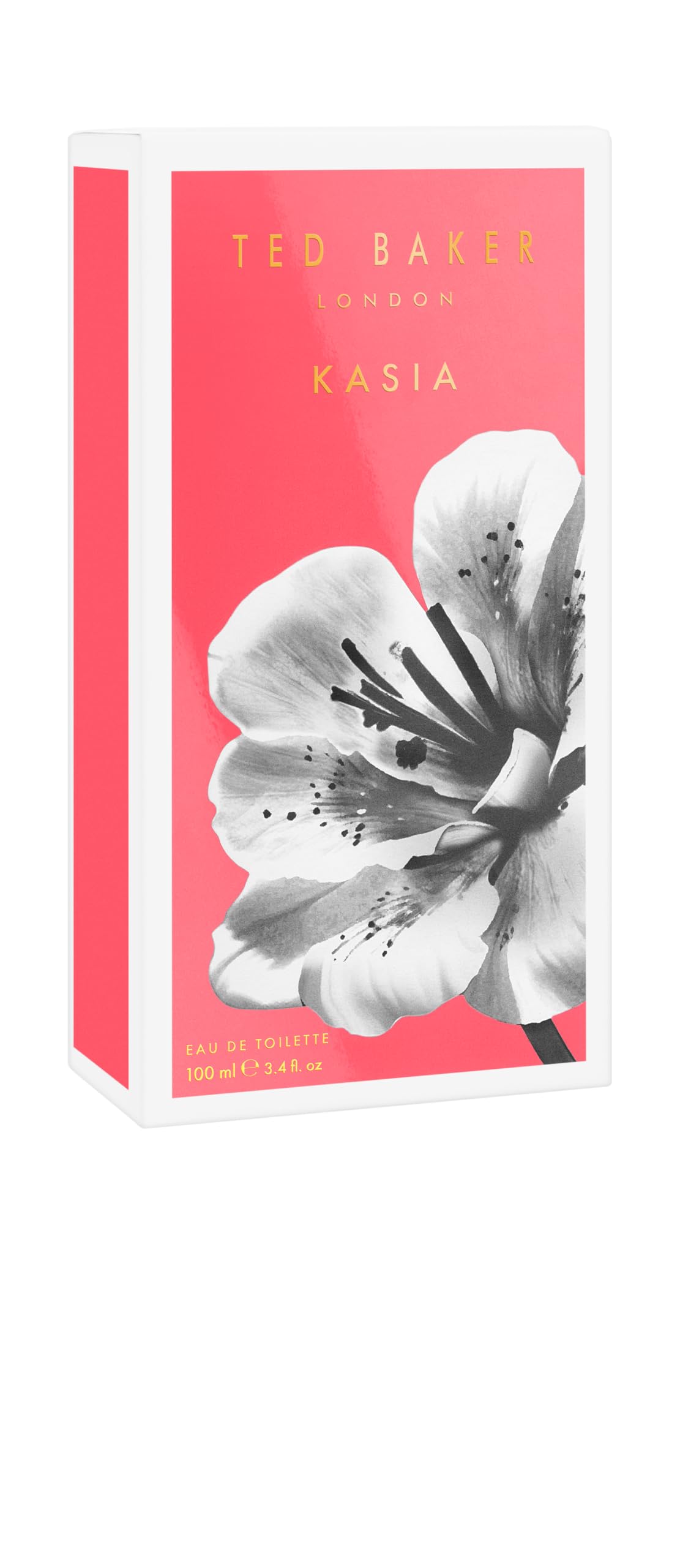 Ted Baker Kasia Eau De Toilette, Fruity Floral, For Women, 100ml | Mood-lifting fragrance in a fruity floral scent with lychee, jasmine, coconut, vanilla and warm amber notes.