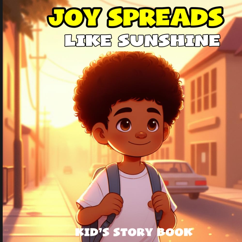 Joy Spreads Like Sunshine:: An Uplifting Story with Easy-to-Read Lessons about Gratitude, Happiness, and Sharing Joy | 8.5x8.5 inches, 27 pages | ... to Learn Kindness, Positivity, and Confidence