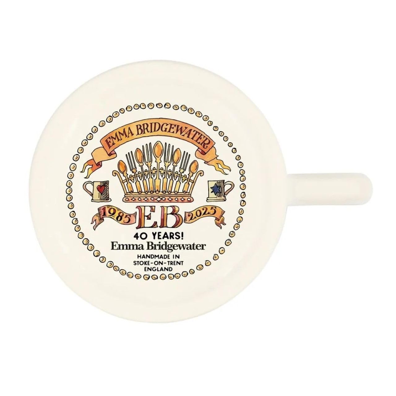 Amazon.co.jp: Emma Bridgewater 40周年記念 1/2パイントマグカップ