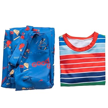 Amazon.com: Costume Rainbow Striped Shirt Long Sleeve T