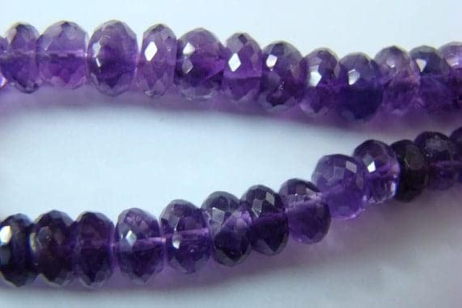 Améthyste perles micro facettées 7-10mm parfaites pour créer vos bracelets de lithothérapie bien-être