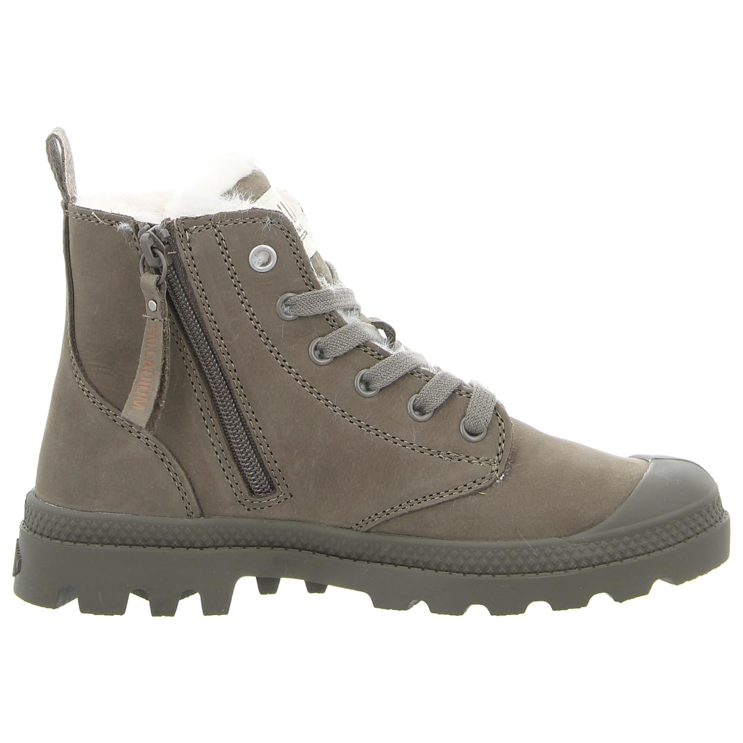 Palladium Damskie Pampa Hi Zip WL Botki, Szare, 41 EU, Szary, 41 EU