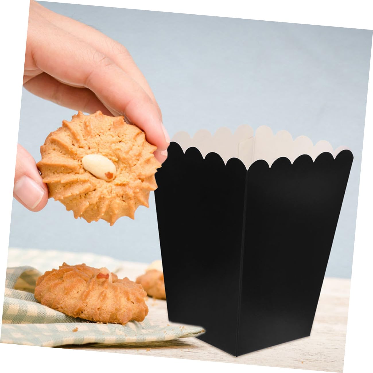Alipis 2 Set Scatole Popcorn Da Contenitori Per Snack Feste E Matrimoni Per Presentare Popcorn E Altri Snack 100 Pezzi*2