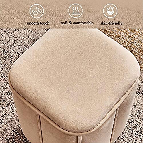 Tabouret de Repose-Pieds Ottoman pour Salon Cocooning | Pouf Vert