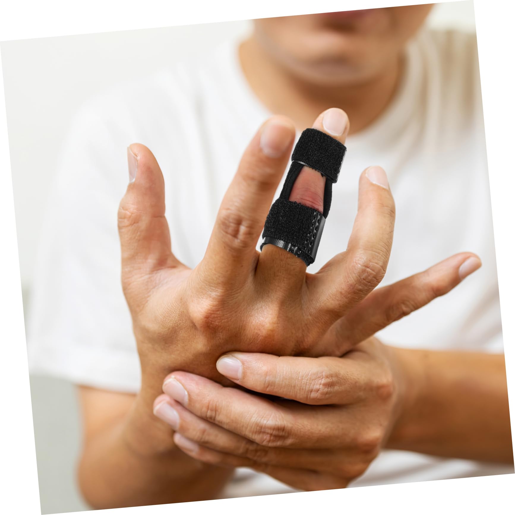 KOMBIUDA 5 Pcs Splint Five-color Set Kid Splint Splint Middle Thumb Splints Pinky Splint Protectors Broken Fingers Straightening Aluminum