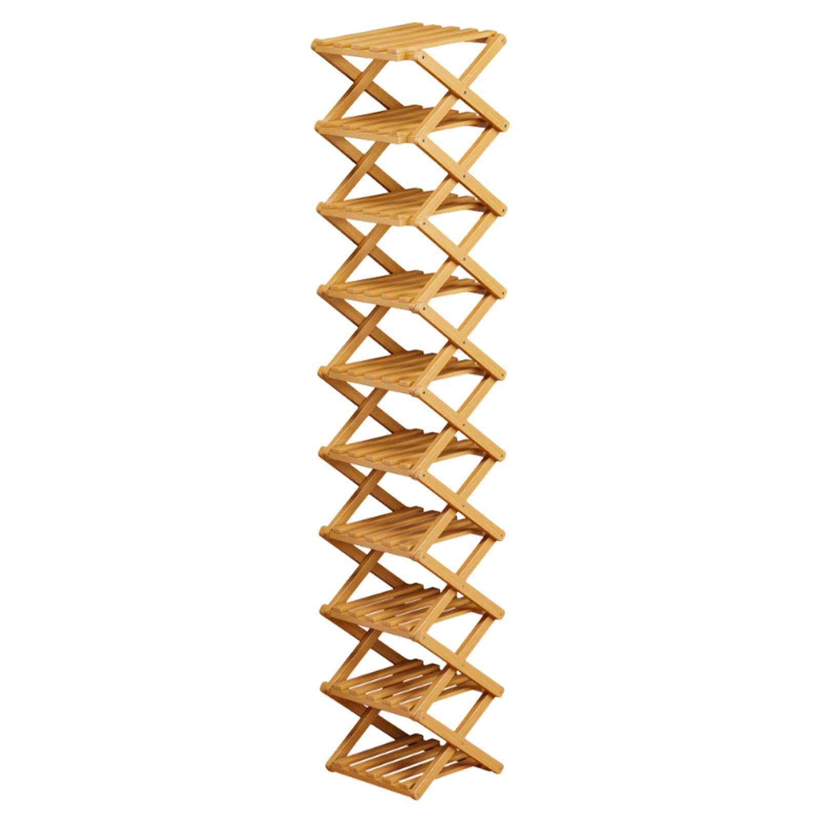Scarpiera verticale in legno a più livelli, per camera da letto, corridoio, ingresso, appartamento, stanza degli studenti
