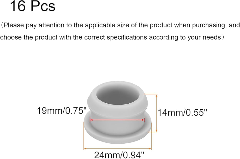 Amazon.co.jp: uxcell シリコーン製スナップ式ロッキングホールプラグ