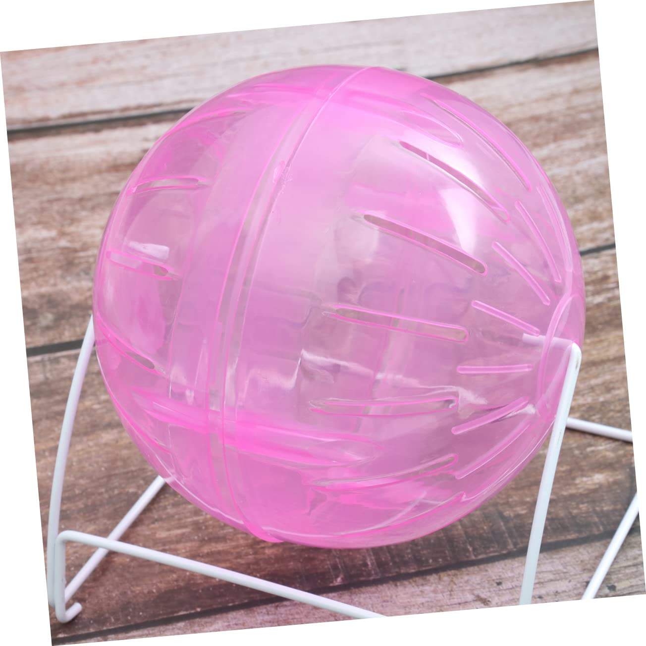 WOONEKY Four-in-One Hamster Running Ball with Stand 5.31In Exercise Wheel for Small Pets Safe and Quiet Activity Toy for Dwarf Hamsters Gerbils Mice - Image 4
