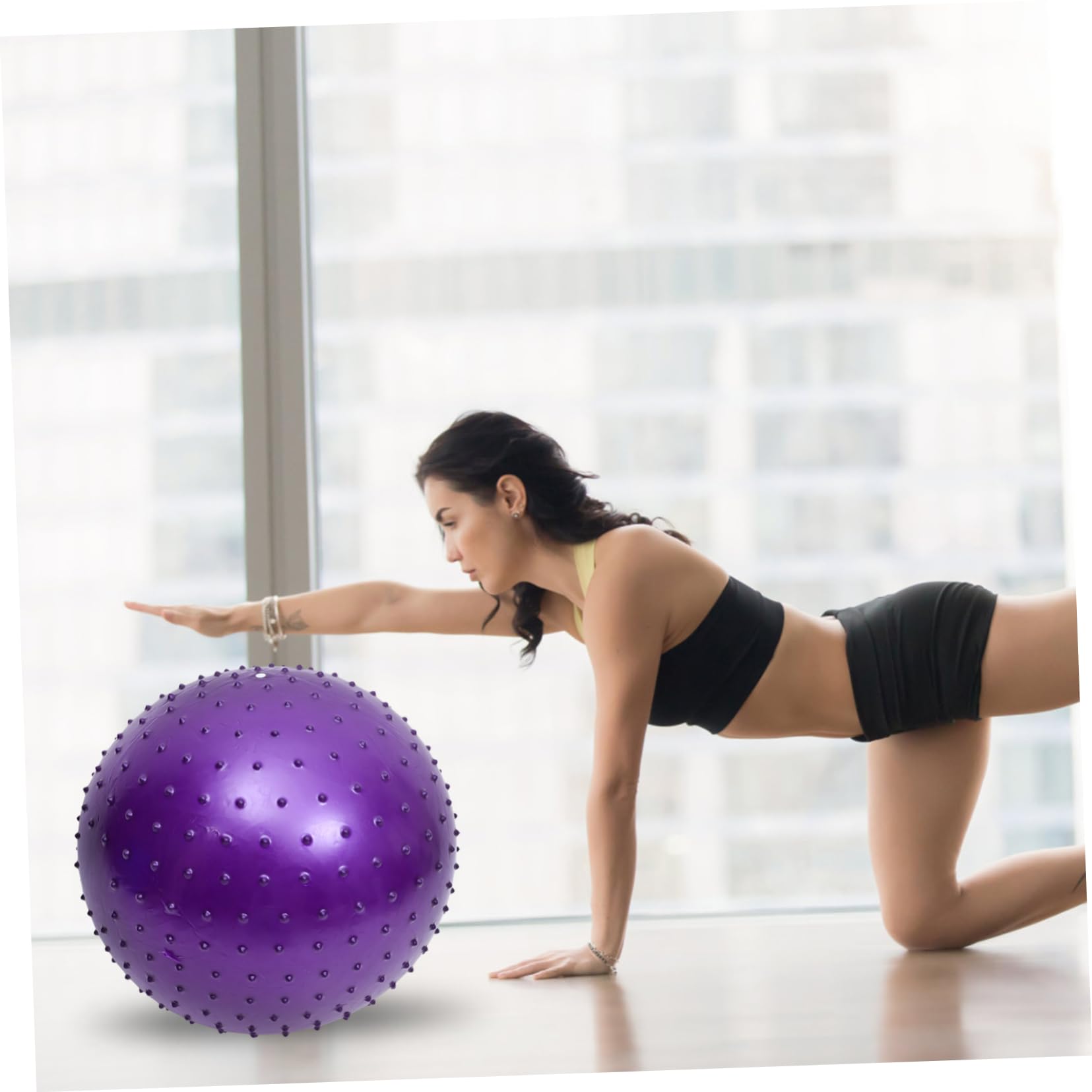 Hemoton Yoga Balls for Exercise Multi-Functional Massage Ball for Pregnant Women