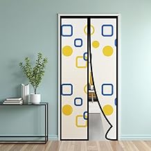 TurtleGrip AC Curtain | Magnetic Thermal Screen with Printed Translucent Design | Insect, Dust & Heat Barrier | Privacy Sheet for Doors | (210x110 cm)