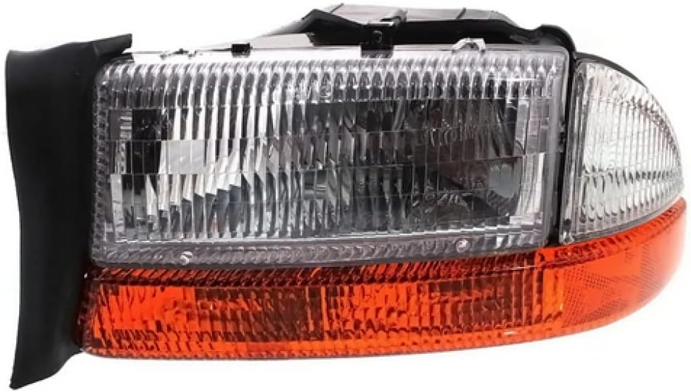 For 1997 Dodge Dakota Pair Headlights Driver and Passenger Side CH2502117 CH2503117-For 55055111AB 55055110AB