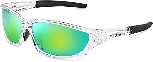 X LOOP Gafas de sol deportivas polarizadas para hombre, UV400, béisbol, correr, ciclismo, golf