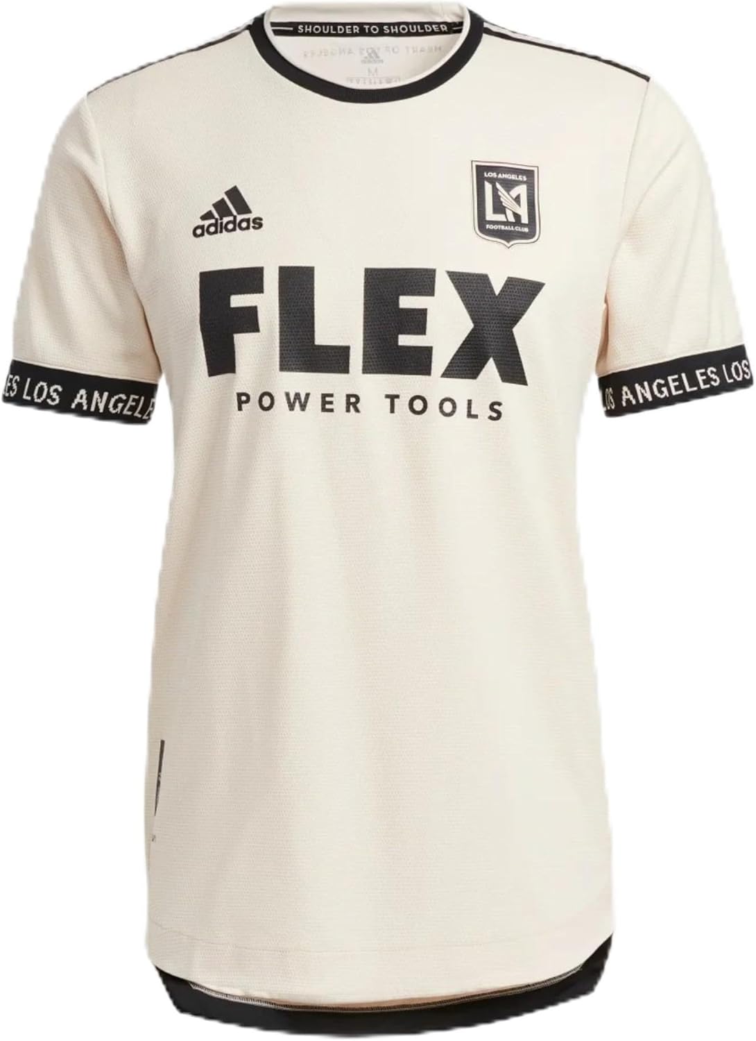 Adidas Los Angeles FC Away Short Sleeve Soccer Jersey, Linen