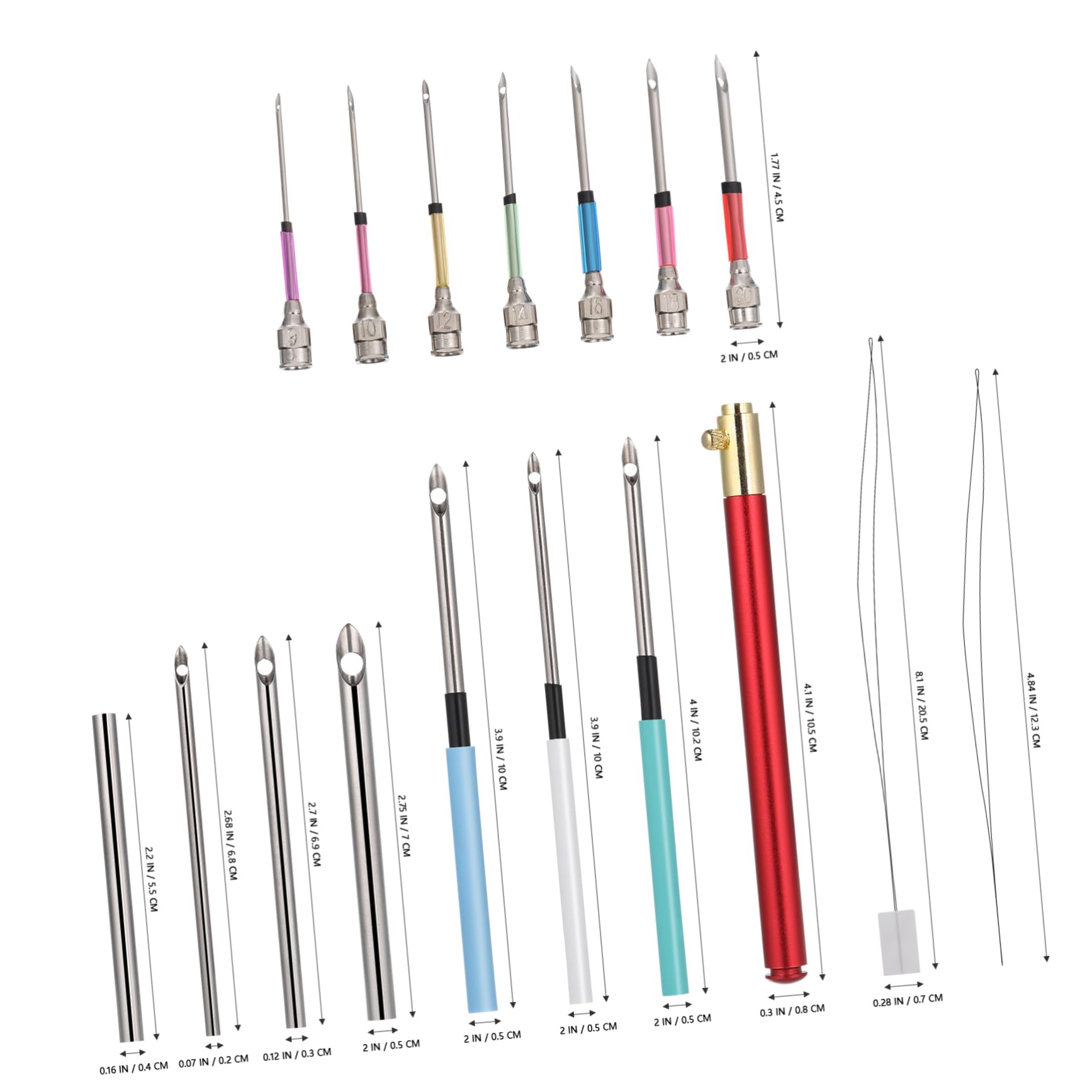SHINEOFI 3juegos Kit De Agujas De De Enhebrador Herramientas De Costura Para Principiantes y Profesionales Agujas Para Manualidades y Diseño Ergonómico y Duradero