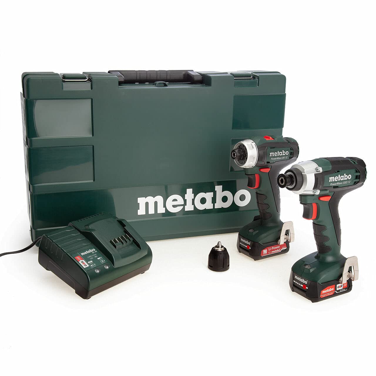 METABO MÁQUINAS - COMBO_Con batería de Litio 12 V - Combo Set 2.7.1 12 V: BS + SSD