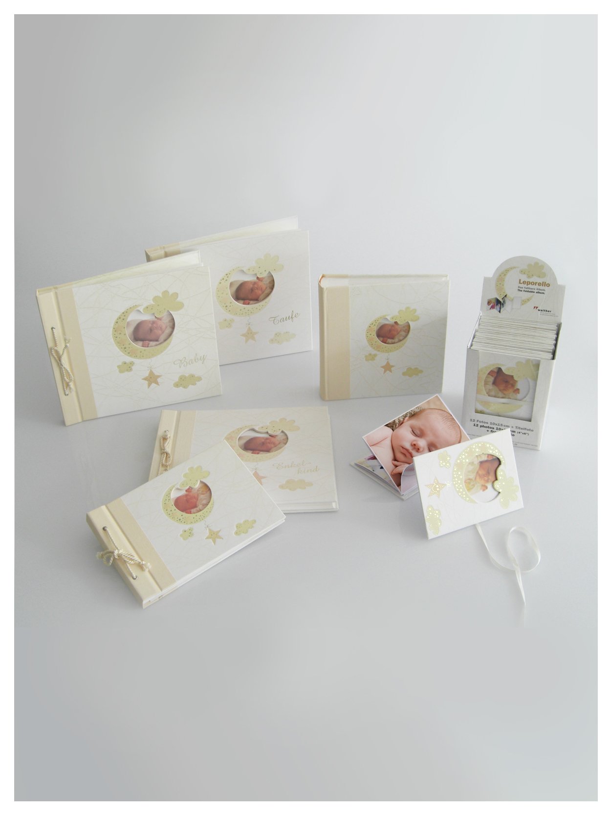 Walther Bambini ME-114 Memo Slip in Album Baby 200 Photos for 4 x 6 inch, 10 x 15 cm