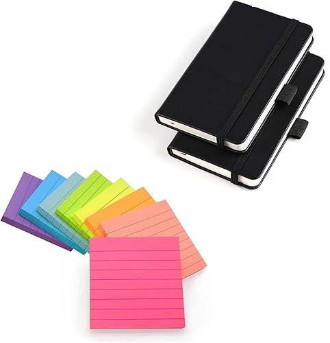 Notas adhesivas 3X3 y cuadernos de bolsillo