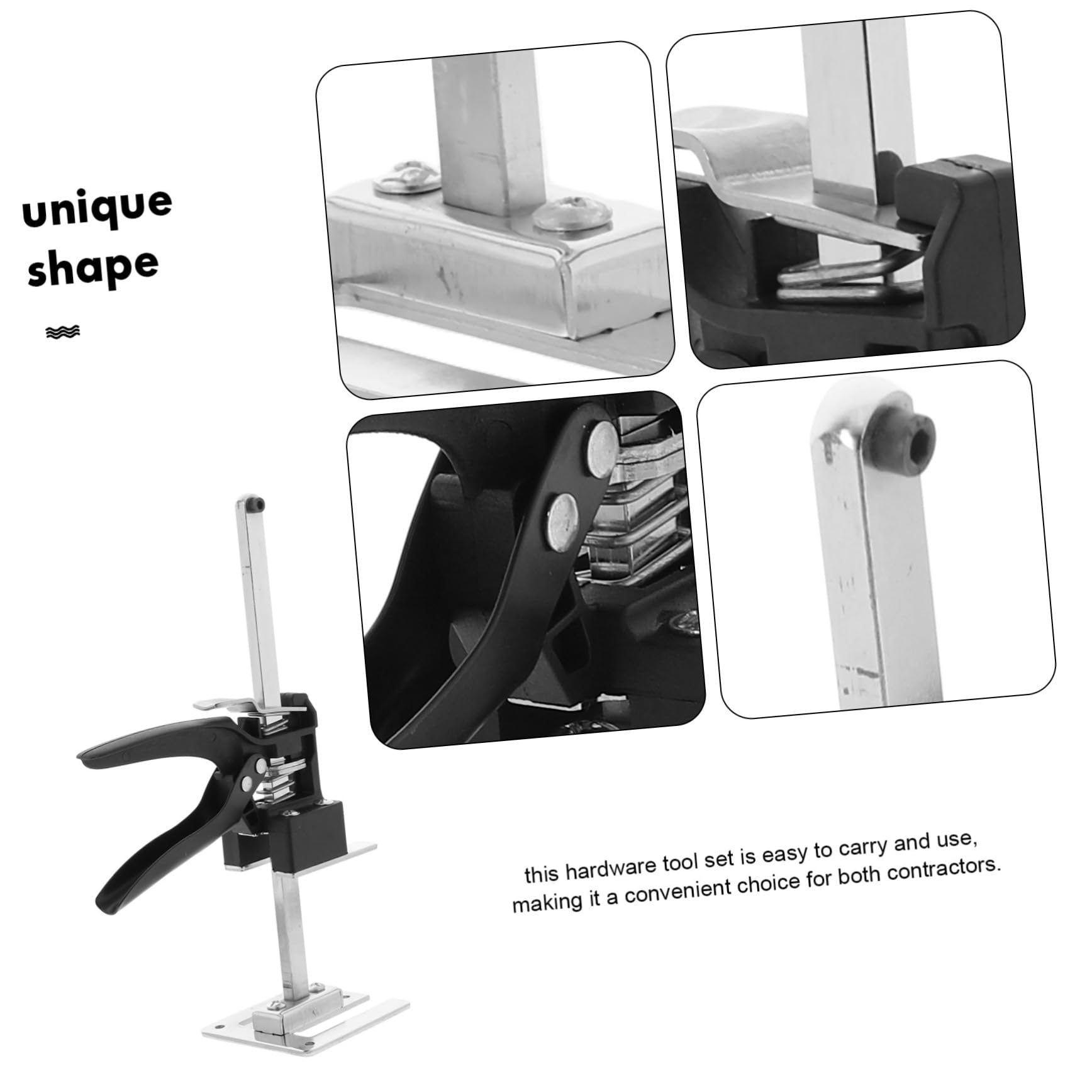 UKCOCO 2piezas Elevador De Baldosas De Acero Para Instalación De Azulejos De Pared Nivelador De Azulejos Ajustador De Altura Herramienta De Posicionamiento Para