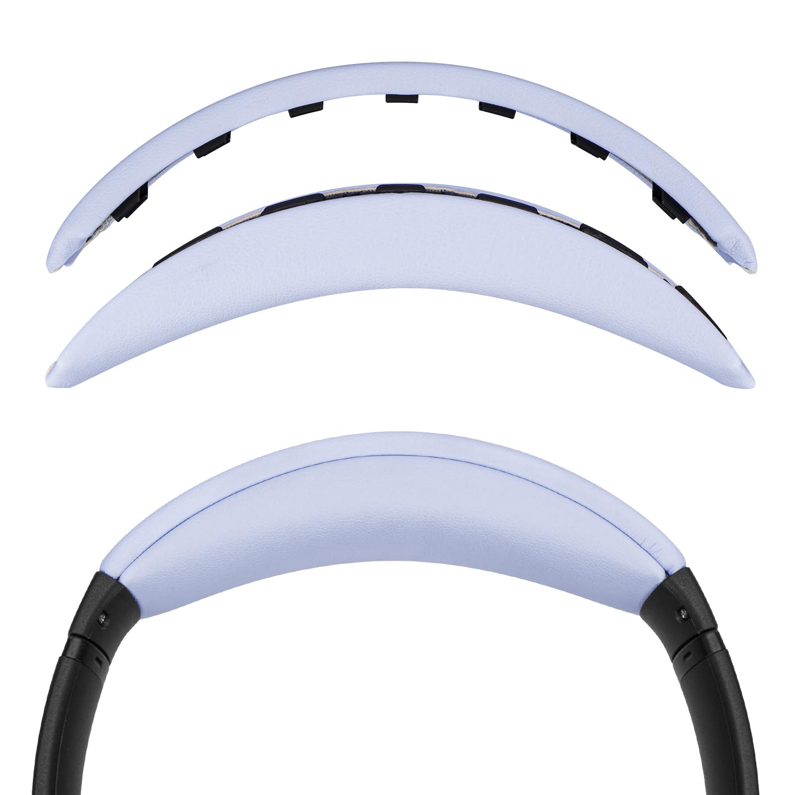 Geekria Headband Pad Compatible with Bose QuietComfort 35 ii Gaming, QC35II/ QC35/ QC45/ QCSE Headphones Replacement Band Repair Part (Light Blue)