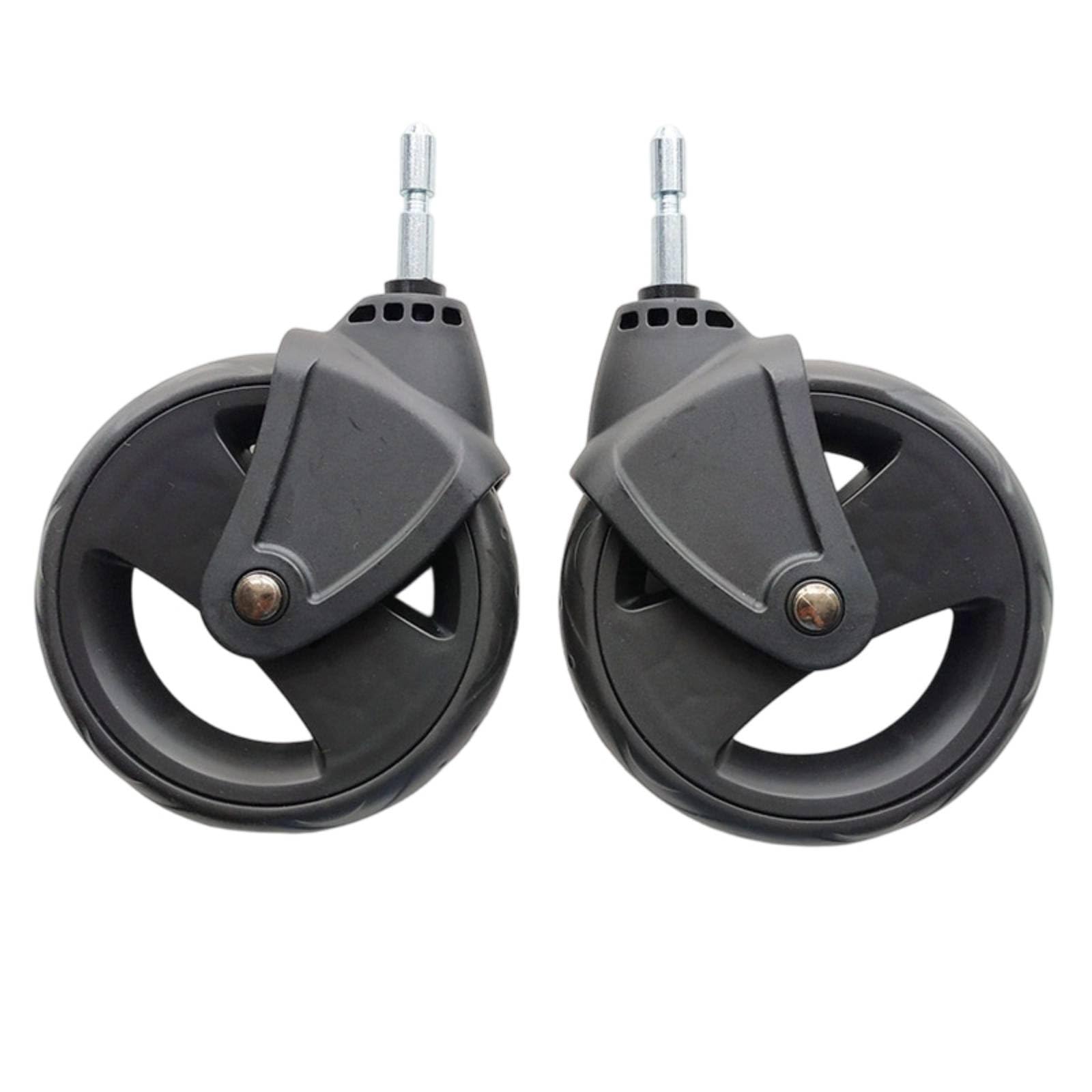 Roue de rechange pour poussette, équipement roulant robuste avec support sécurisé, idéal pour les sorties quotidiennes et le transport, compatible avec la plupart des modèles