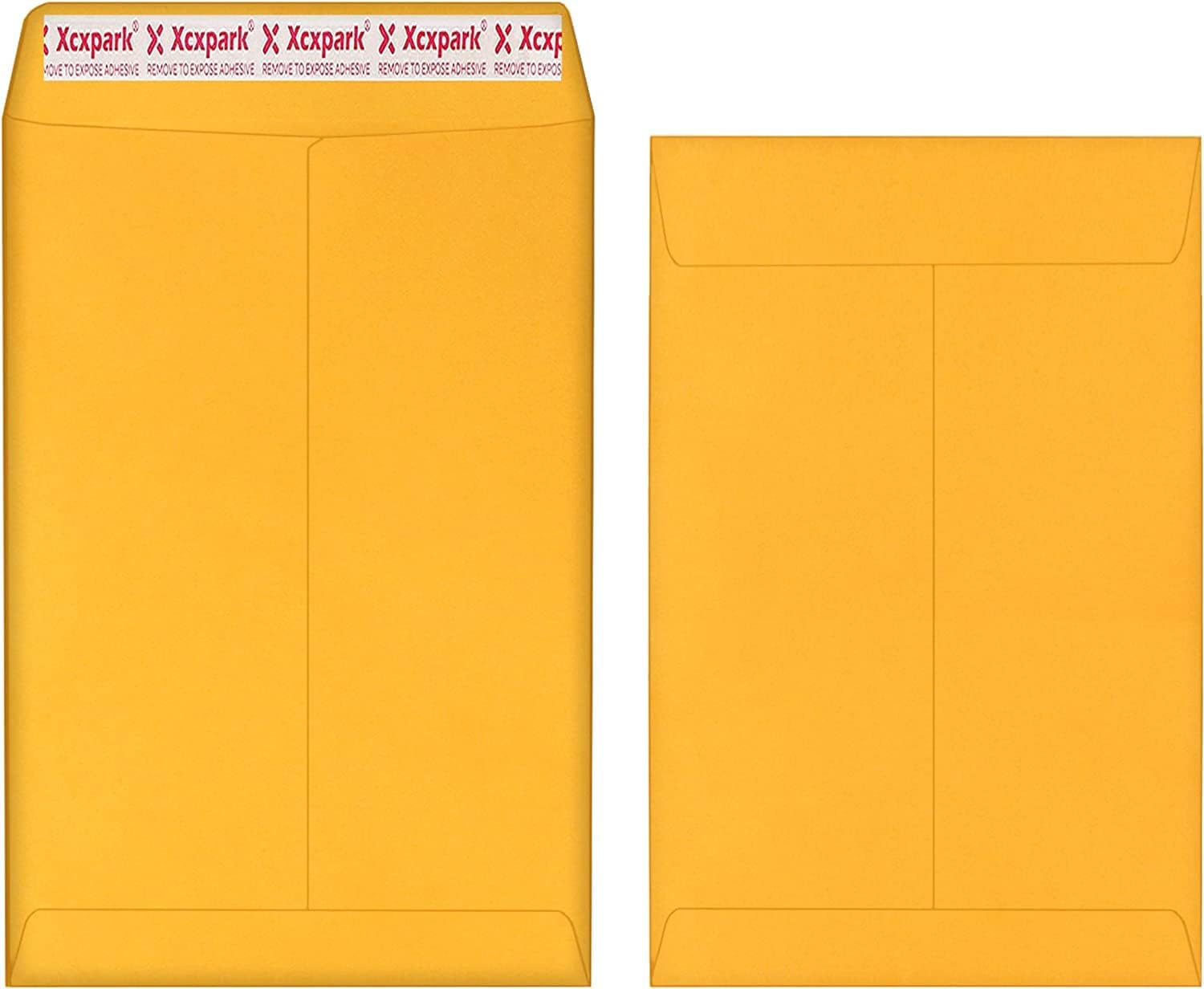 120 PCS 6x9 inches Security Catalog Envelopes Printable Self Seal Envelopes, Anti Tear Brown Envelopes for Invitation Cards, Pictures, Photos, Documents - Image 8