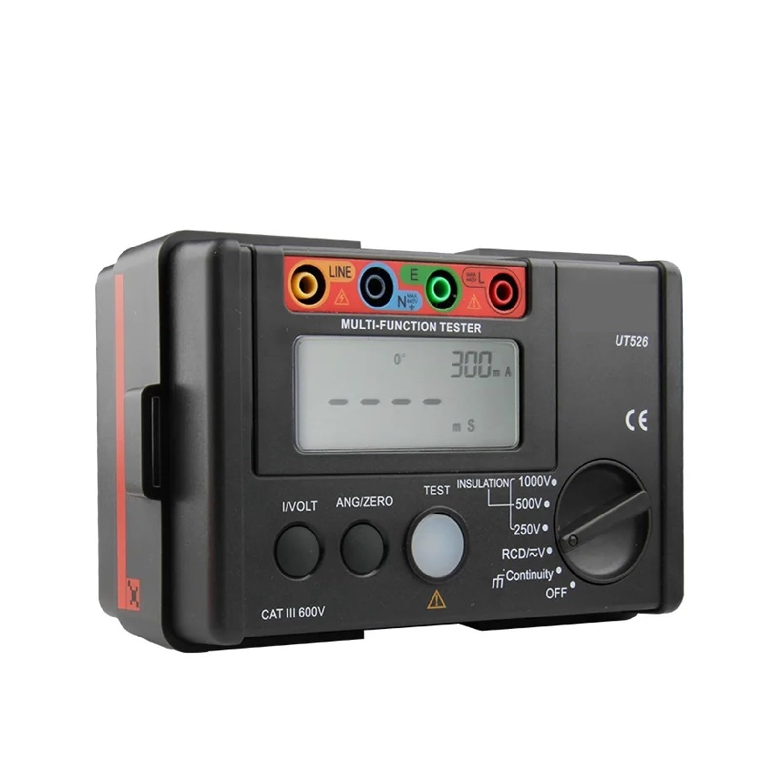 Medidor Eléctrico Digital UT526, Comprobador De Resistencia De Aislamiento, Voltímetro CA/CC, RCD, Continuidad De Baja Resistencia para la Industria eléctrica