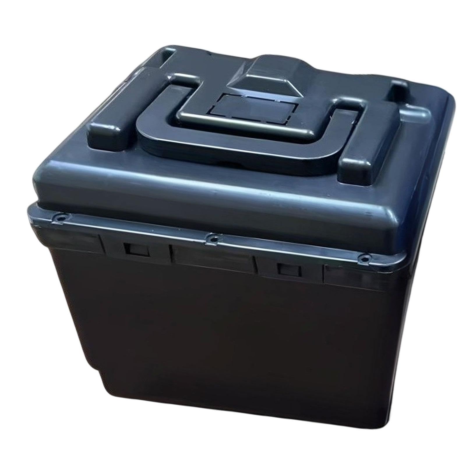 Electric Bike Battery Box Battery Storage Box for Electric Bicycle Tricycles Black-picture-26