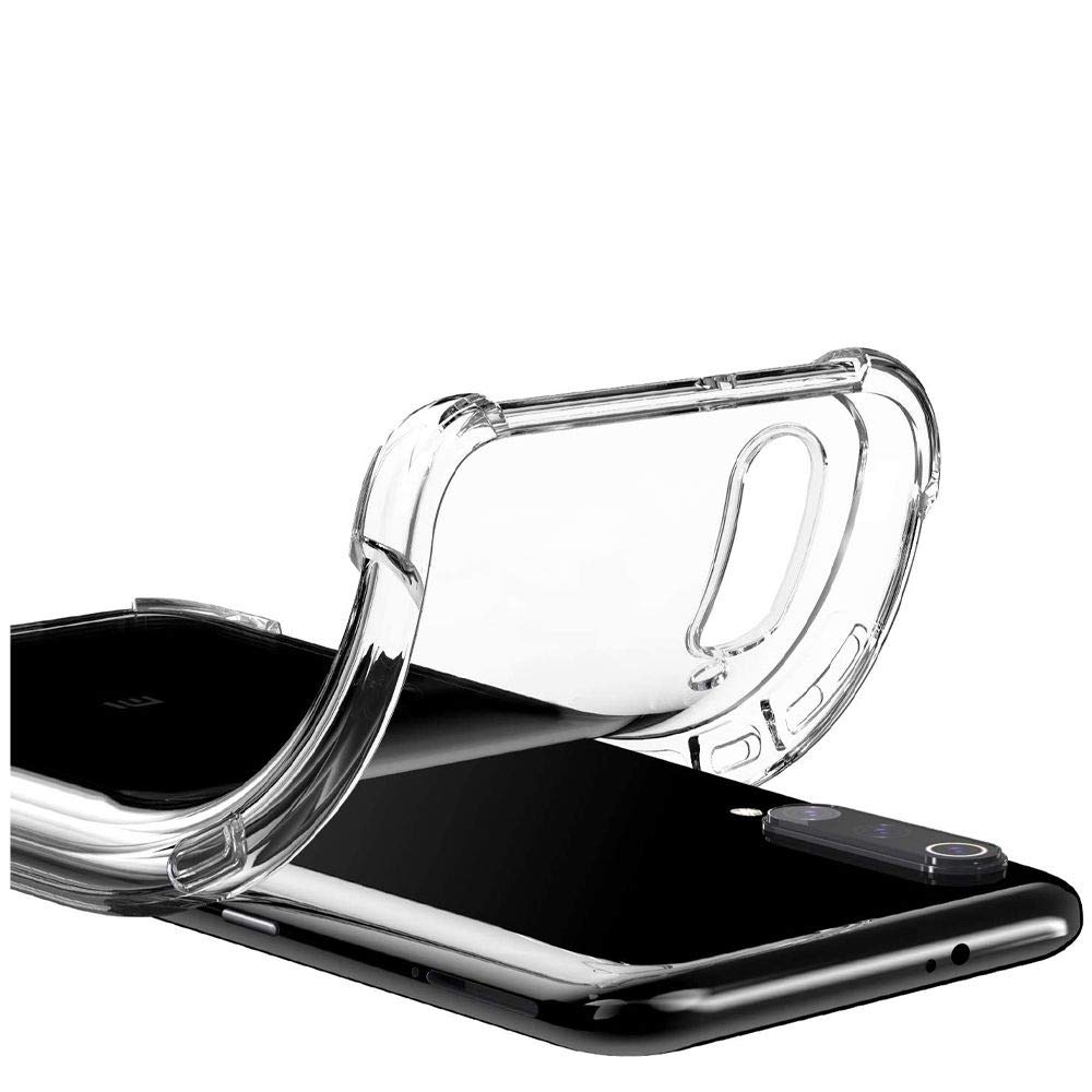 EbestStar Cover Per Xiaomi Pocophone F1 - Custodia Silicone Trasparente TPU + Vetro Temperato 9H, Antiurto, Morbida - 2