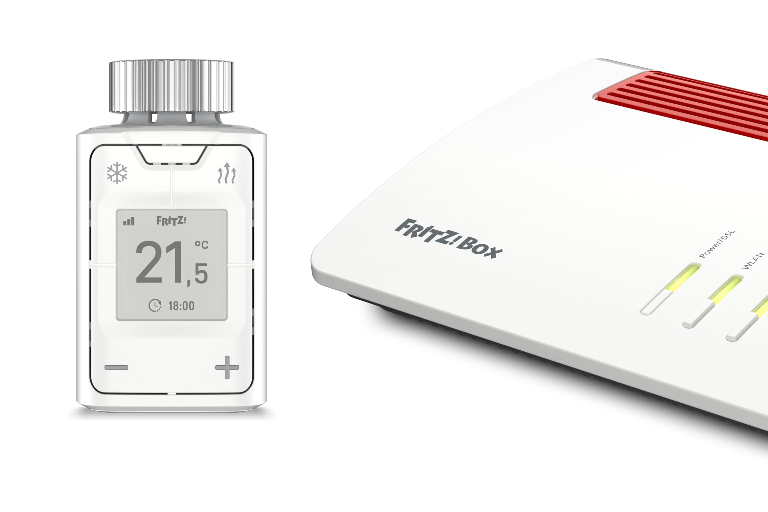 FRITZ!Smart Thermo 302 | intelligenter Heizkörperregler | effizientes Heizen & hoher Komfort | kompatibel mit gängigen Heizkörpern | komfortable Steuerung per App & Display | einfache Einrichtung