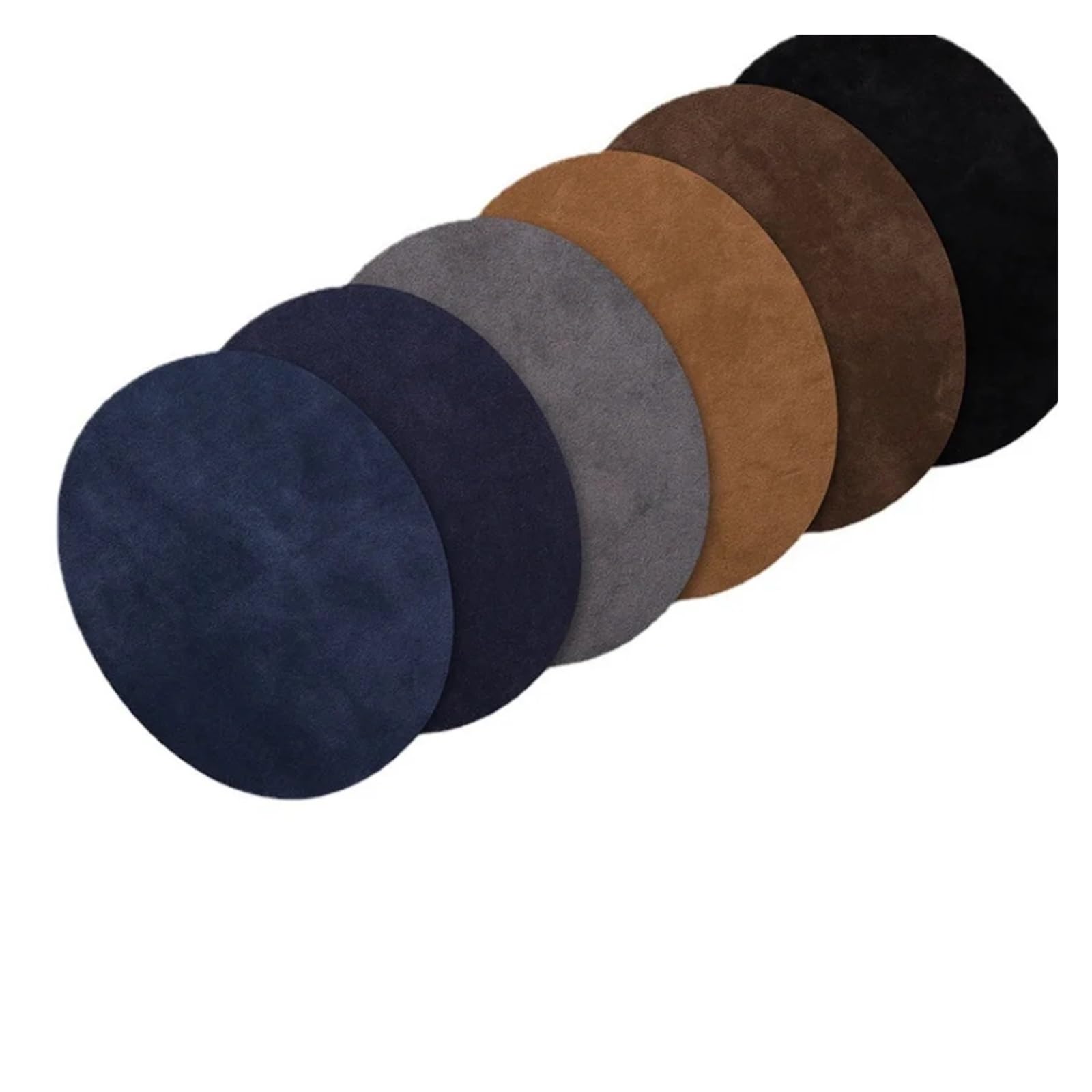 Ellbogen Knie Patches 10 Ovale, Einfarbige Lederaufnäher For Aufbügeln For Kleidung Wie Jeans, Knie, Mäntel – Applikationen, Reparaturzubehör(10 pcs No.14)