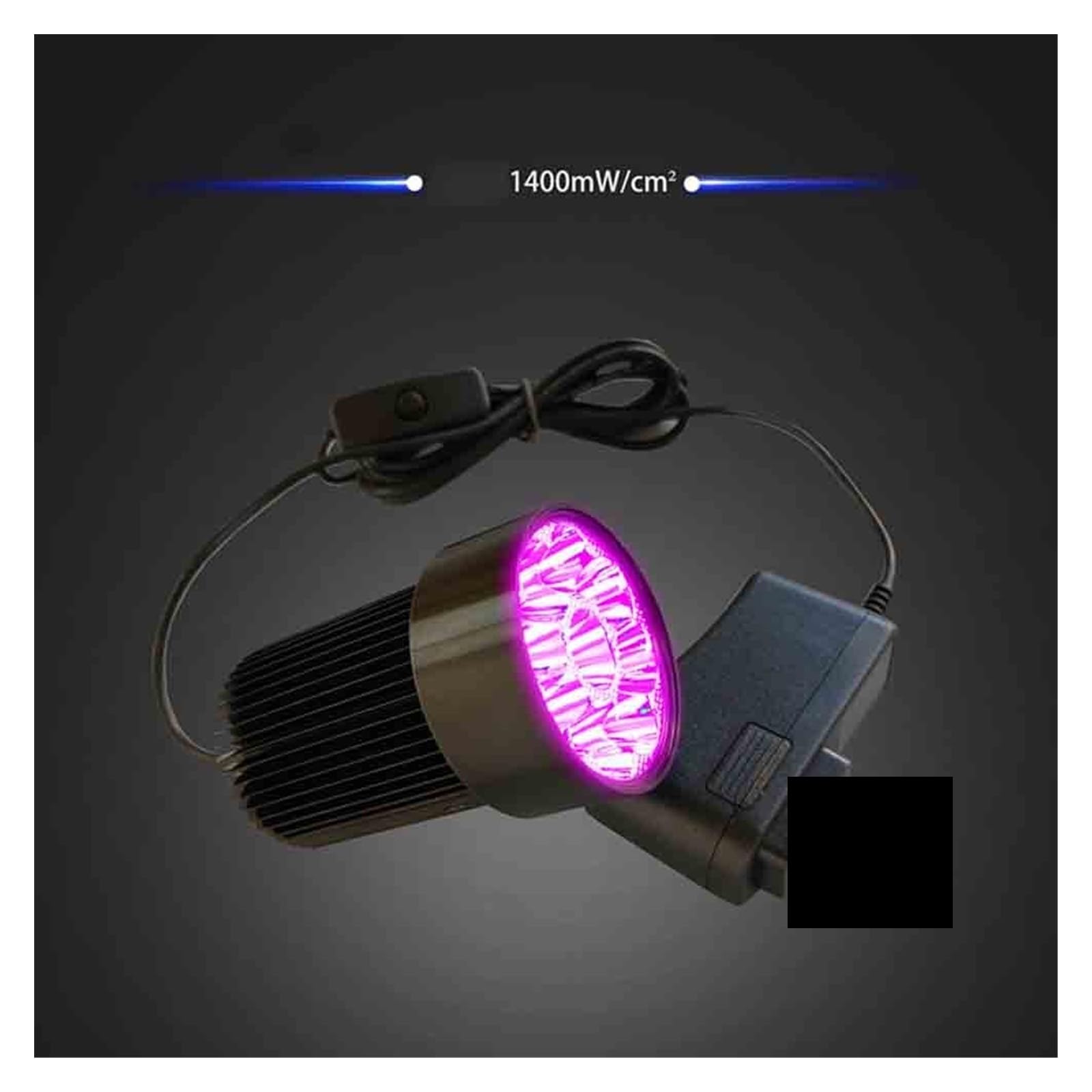 Luce nera UV LED Lampada a raggi ultravioletti for polimerizzazione UV Luce spot 405nm 395nm 365nm 385nm Colla senza ombre Olio verde Riparazione dello schermo del telefono Scheda PCB Saldatura per la