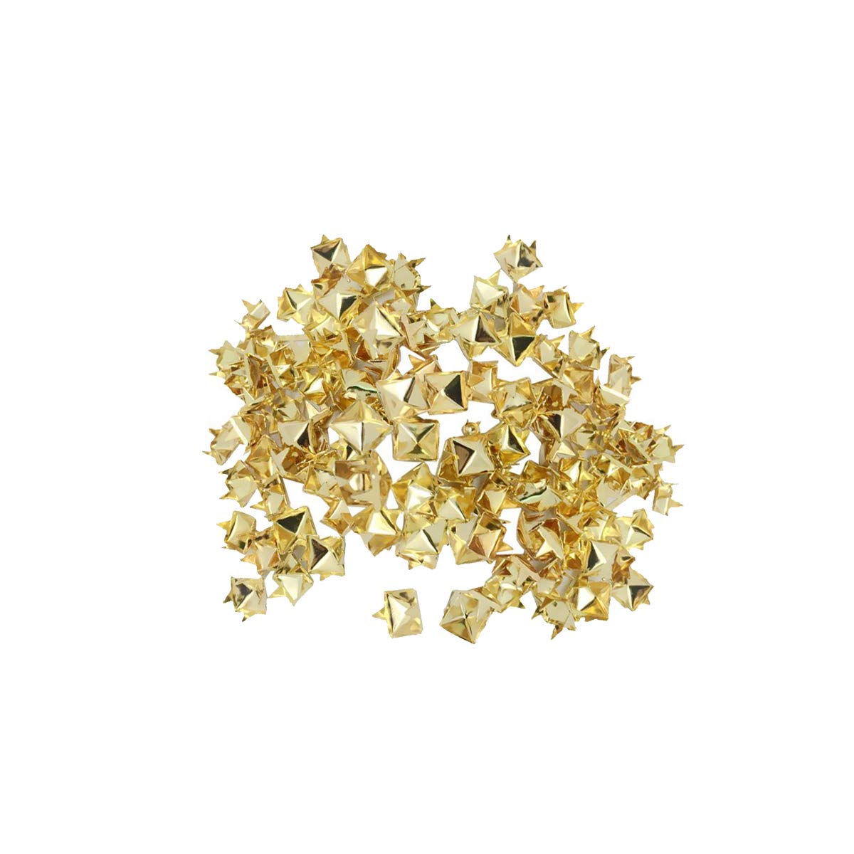 Trimming Shop Carré Pyramide Forme Tête Clou Clous Cuir Rivet Avec 1pc Fixation Main Outil Pour DIY Loisirs Créatifs, Maroquinerie, Vêtements, Sacs à