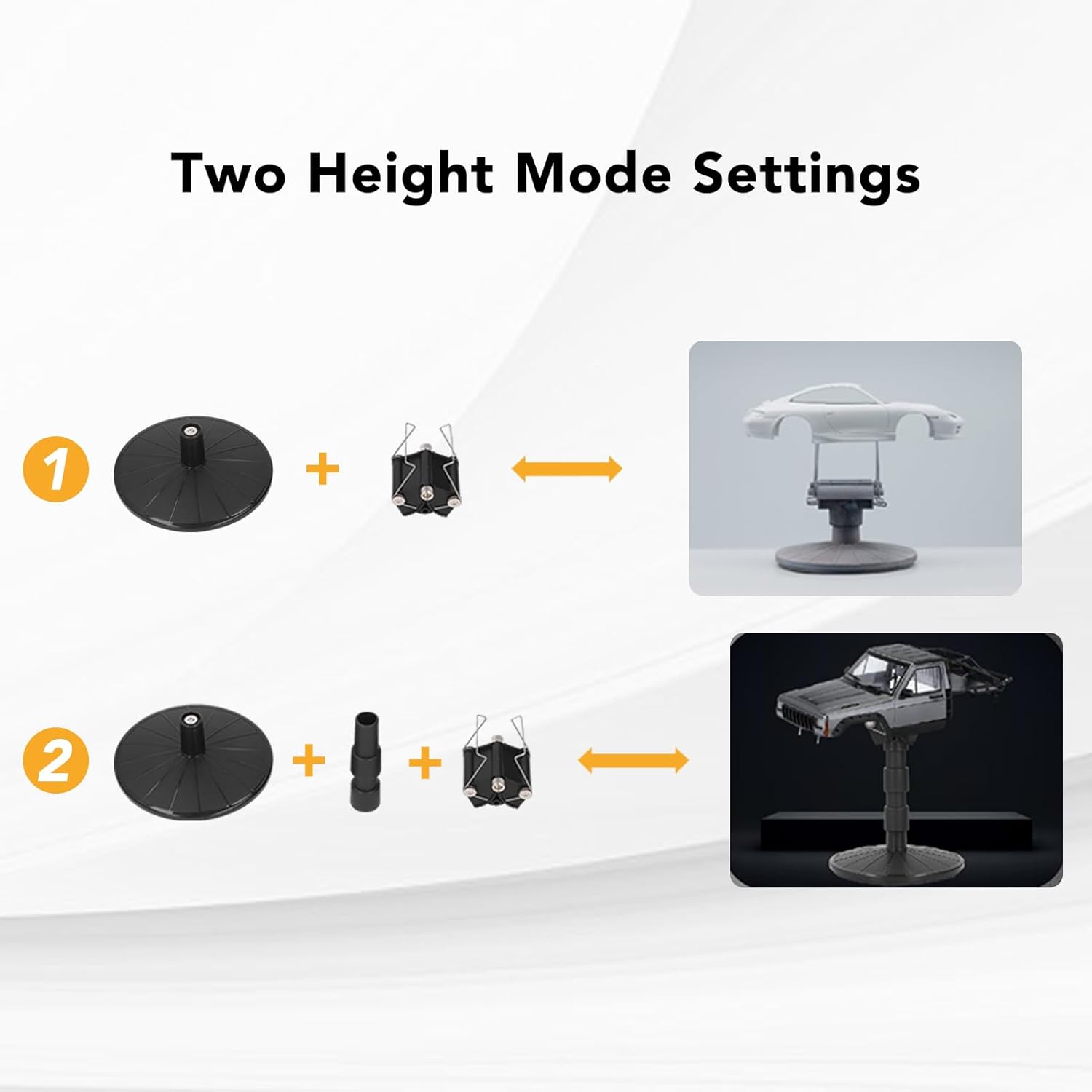 Spray Work Painting Stand, Painting Stand Base Holder, Adjustable Height Spray Work Painting Turn Table Stand, Spray Painting Stand Base for DIY Model Car