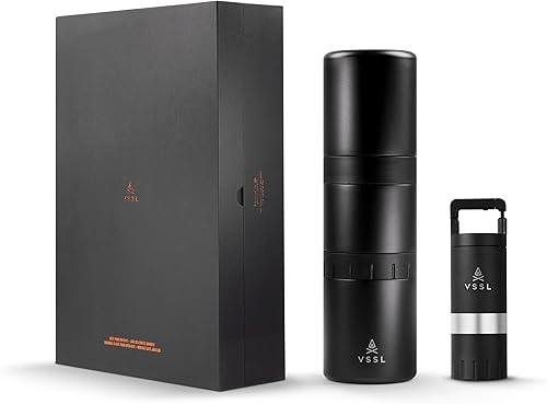 Miniatura 12 de VSSL Java G45 Molinillo de Café Manual | Café para Acampar | Molinillo de Frijoles | Vertiendo de Viaje | Burr Conical de Acero Inoxidable |