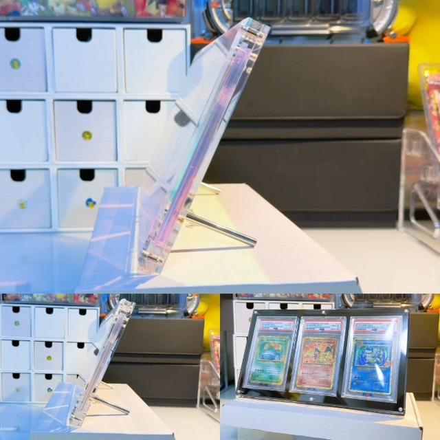 Amazon.co.jp: Yotakala PSA鑑定 ケース 3枚収納 アクリル ローダー