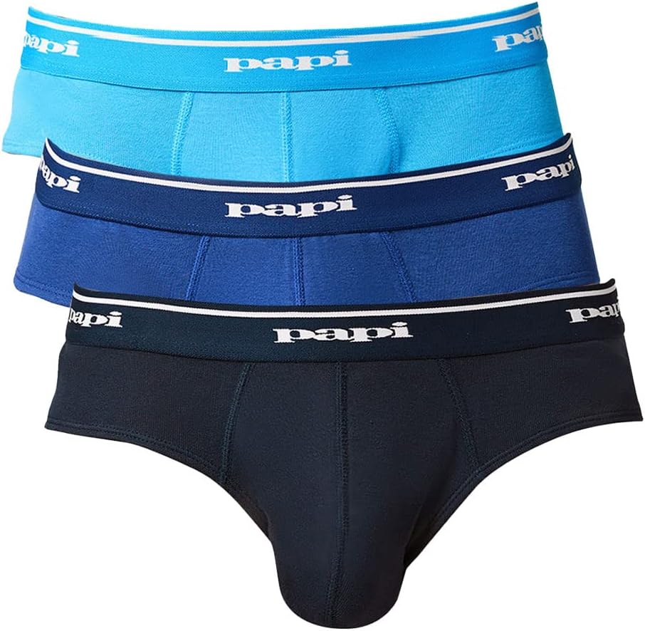 Papi Men's 3 Pack Low Rise Brief